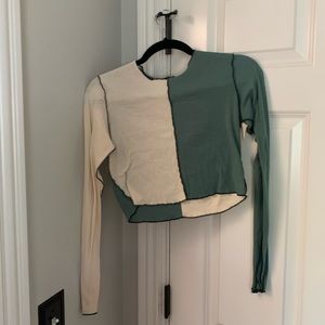 Adika colorblock long sleeve shirt